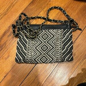 Abercrombie and Fitch Aztec Beaded Cross Body Purse